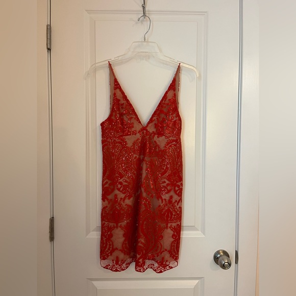 Free People Night Shimmer Mini Dress - Picture 3 of 5